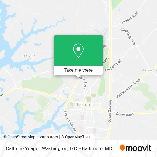Cathrine Yeager map