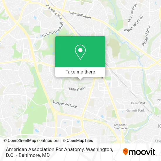 American Association For Anatomy map