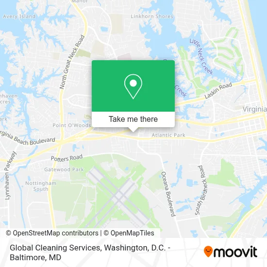 Global Cleaning Services map
