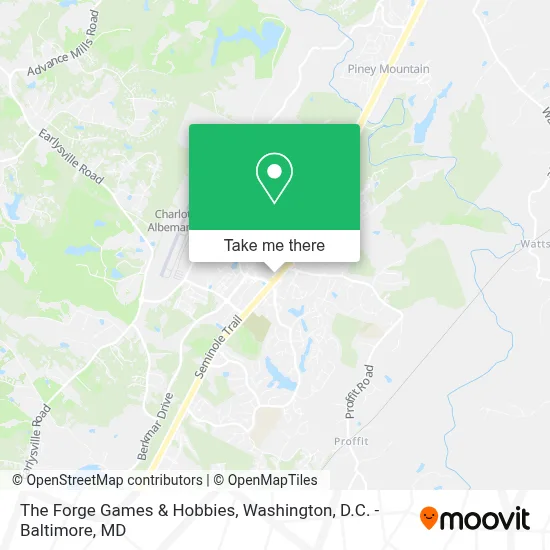 The Forge Games & Hobbies map