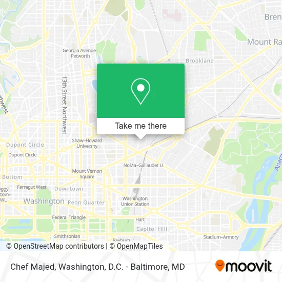 Chef Majed map