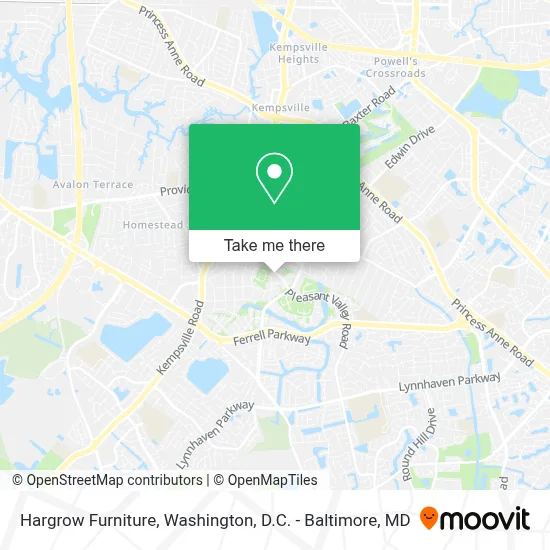 Hargrow Furniture map