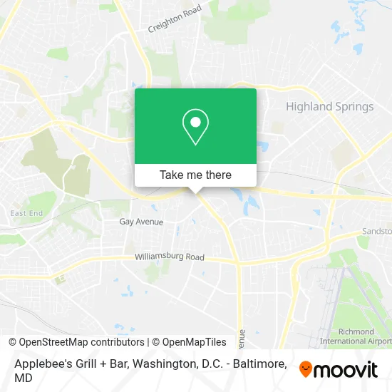 Applebee's Grill + Bar map