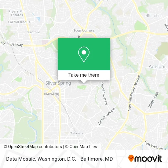 Data Mosaic map