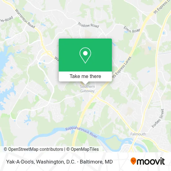 Yak-A-Doo's map