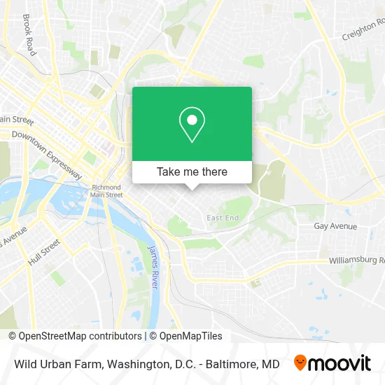 Wild Urban Farm map