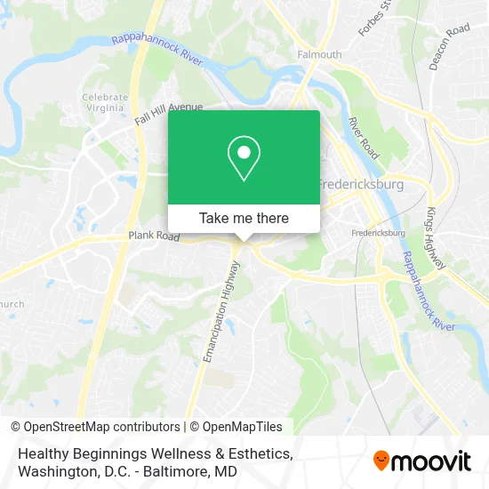 Healthy Beginnings Wellness & Esthetics map