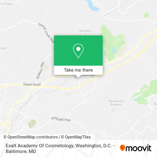 Exalt Academy Of Cosmetology map