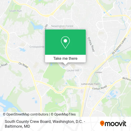 South County Crew Board map