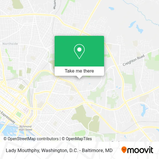 Lady Mouthphy map