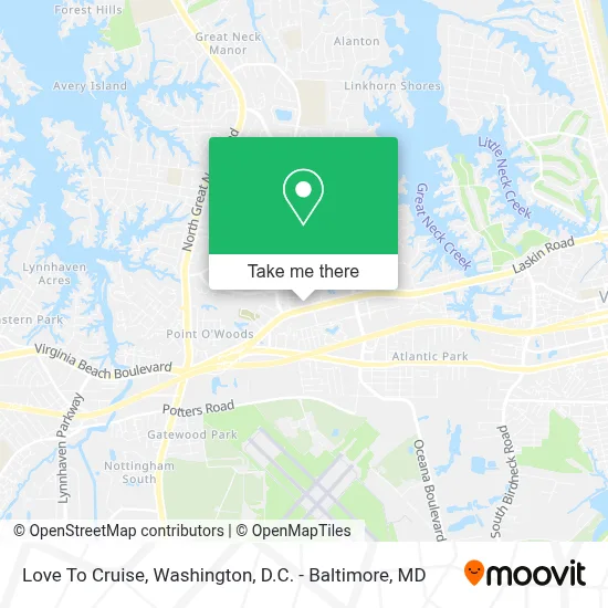 Love To Cruise map