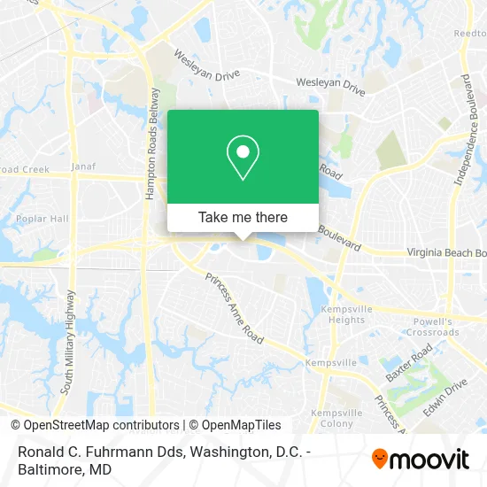 Ronald C. Fuhrmann Dds map