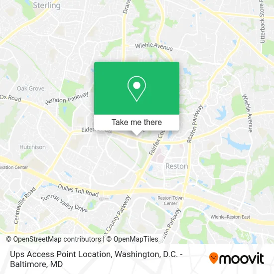 Ups Access Point Location map