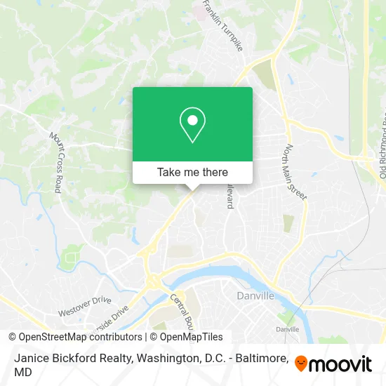 Janice Bickford Realty map