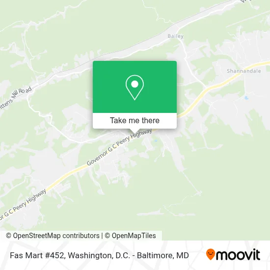 Fas Mart #452 map