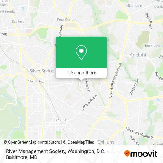 River Management Society map