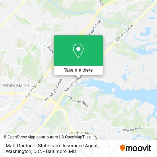 Matt Gardner - State Farm Insurance Agent map
