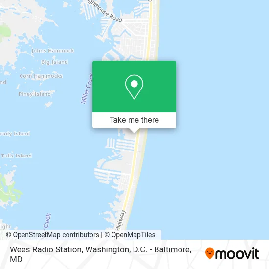 Wees Radio Station map
