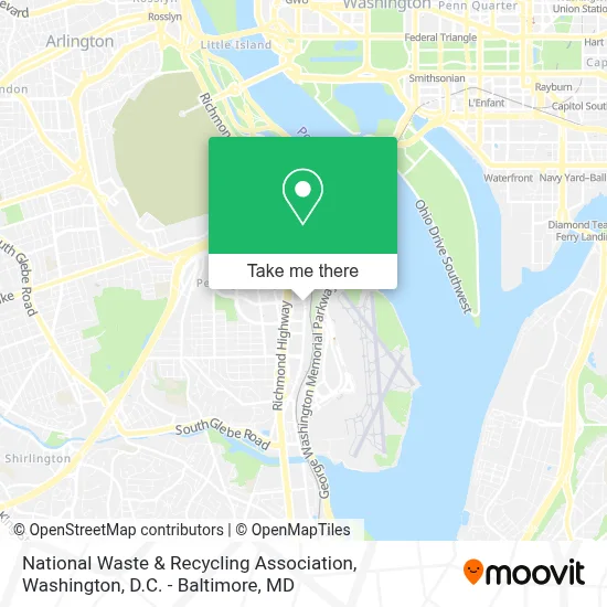National Waste & Recycling Association map