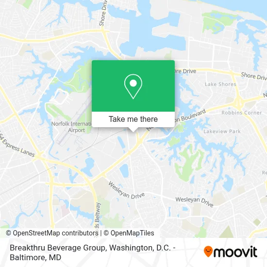 Breakthru Beverage Group map