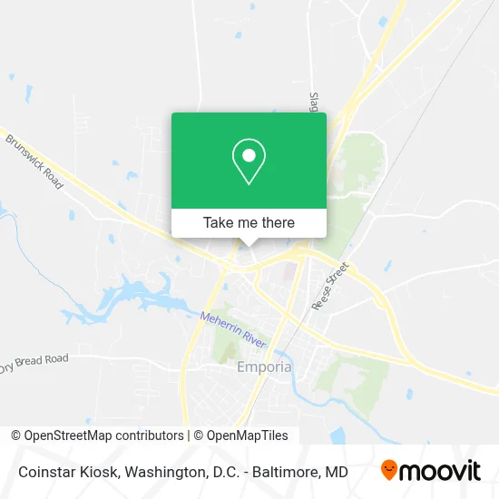 Coinstar Kiosk map