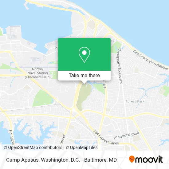 Camp Apasus map
