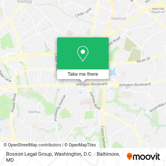 Bosson Legal Group map