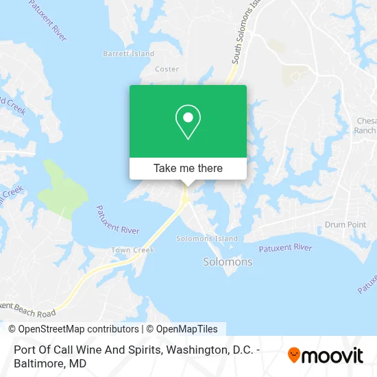 Port Of Call Wine And Spirits map