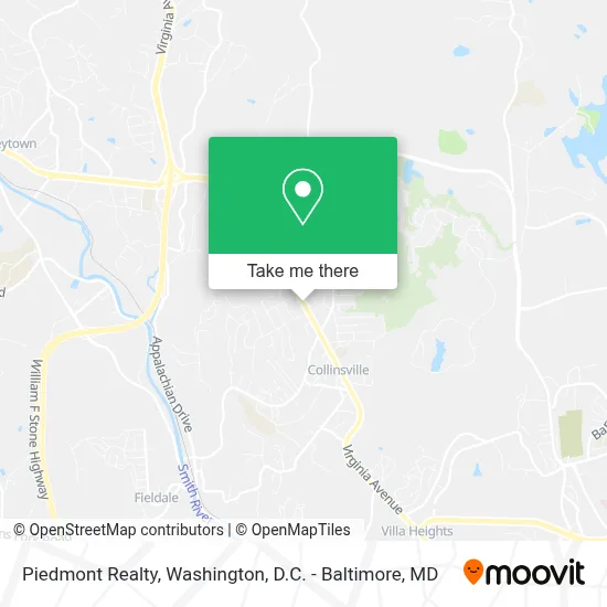 Piedmont Realty map