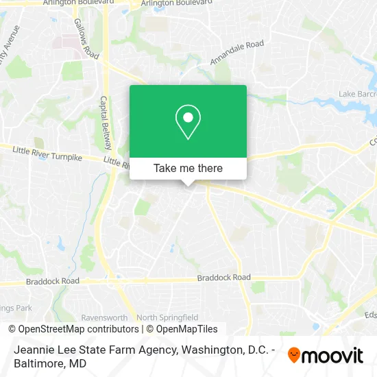 Jeannie Lee State Farm Agency map