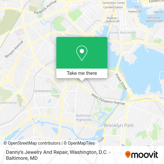 Danny's Jewelry And Repair map