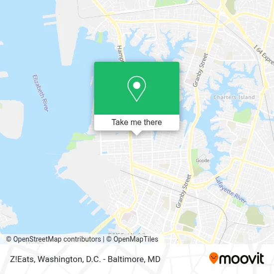 Z!Eats map