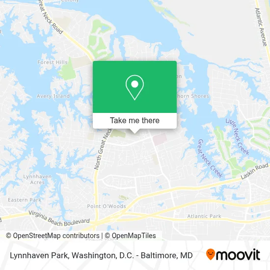 Lynnhaven Park map
