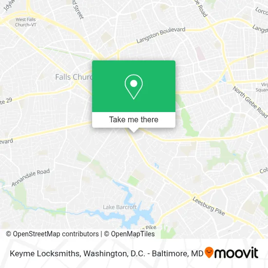 Keyme Locksmiths map