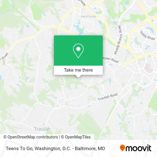 Teens To Go map
