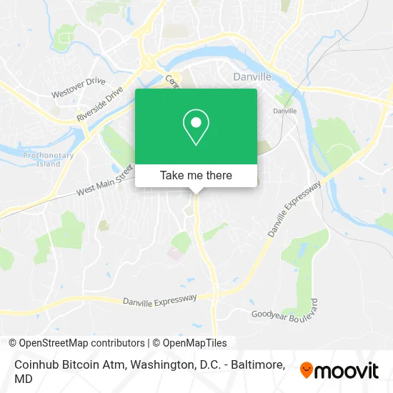 Coinhub Bitcoin Atm map