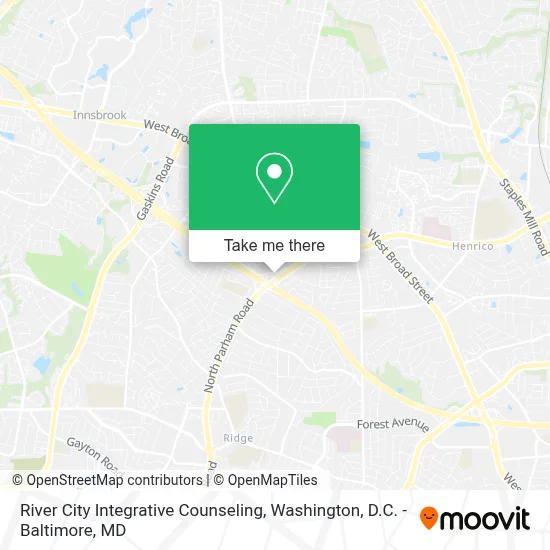 River City Integrative Counseling map