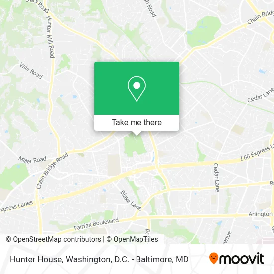 Hunter House map