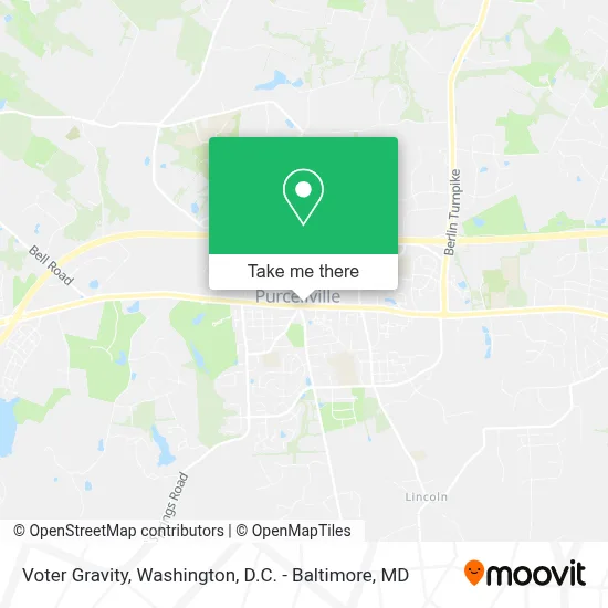 Voter Gravity map