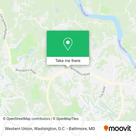 Western Union map