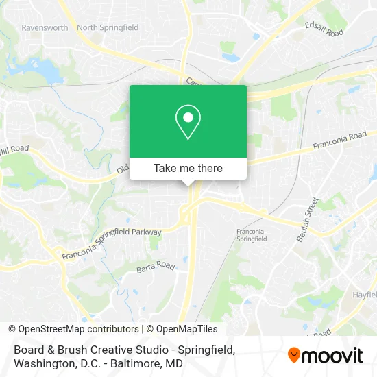 Board & Brush Creative Studio - Springfield map