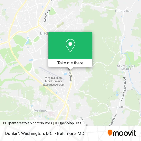 Dunkin' map