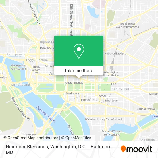 Nextdoor Blessings map