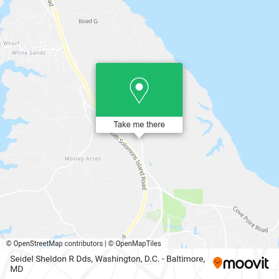 Seidel Sheldon R Dds map