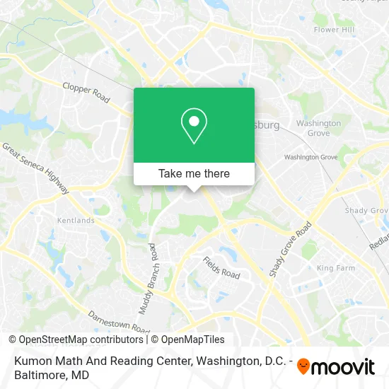 Kumon Math And Reading Center map