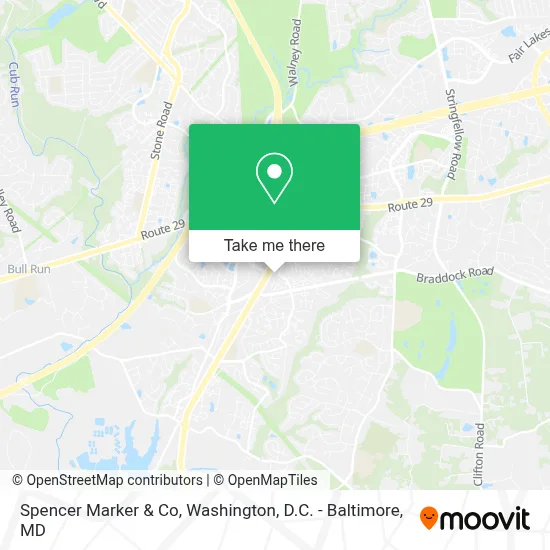Spencer Marker & Co map