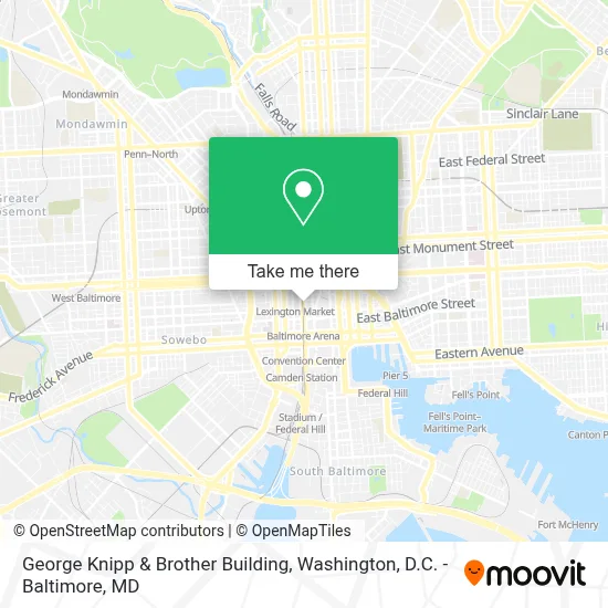George Knipp & Brother Building map