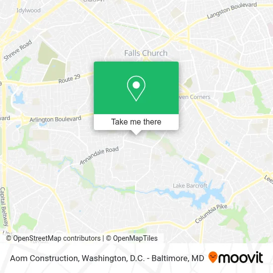 Aom Construction map