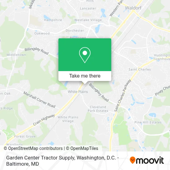 Garden Center Tractor Supply map