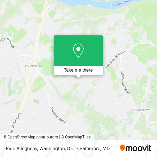 Ride Allegheny map